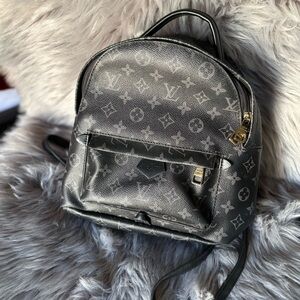 Black and Gray Monogram Bag